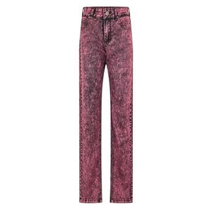 Criminal Damage Mens SOS 5 Pockets Skinny Jeans / Burgundy